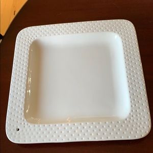 RETIRED 12 in Swiss Dot platter by Nora Fleming